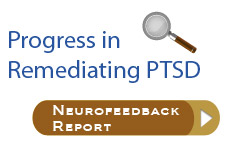 SPECT Scans: Revealing the Amazing Results of Neurofeedback. These scans are from an adult male suffering from PTSD. The second scan shows a substantial reduction in levels of activation.
